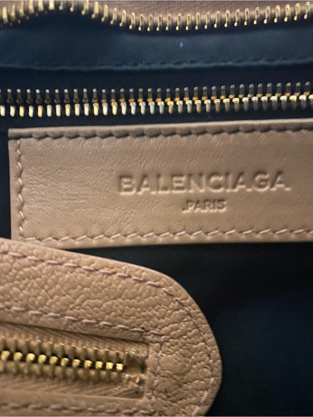 Balenciaga The City Bag Beige Shoulder Bag with Gold Hardware - Picture 8 of 16